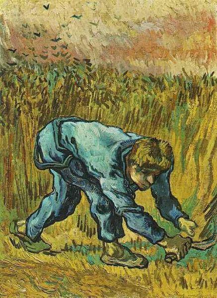 Vincent Van Gogh Reaper with Sickle France oil painting art